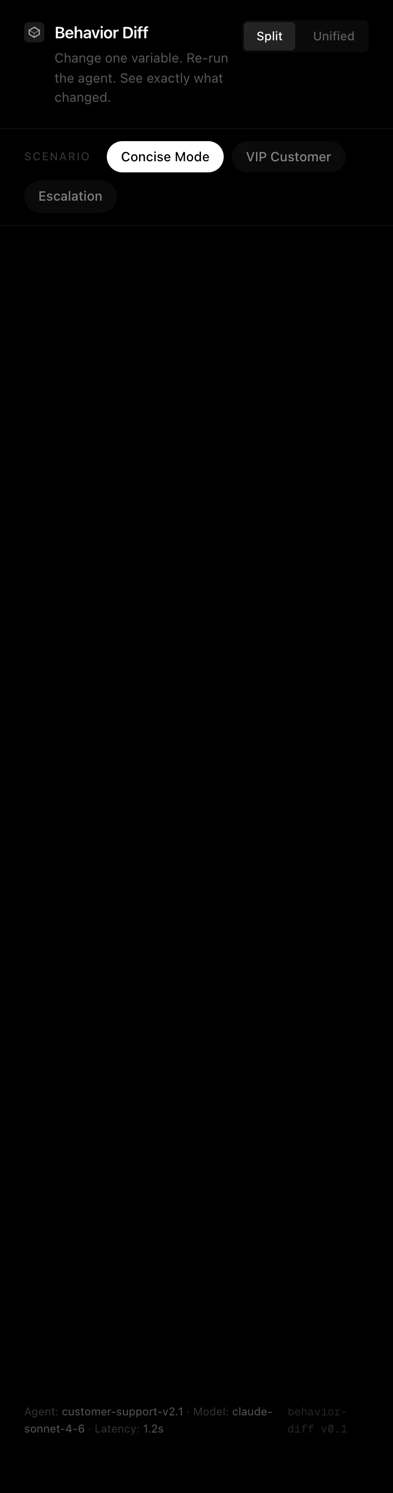 Behavior Diff: Home page on mobile